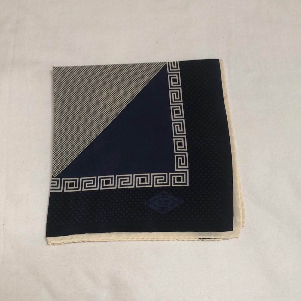 Gianni Versace silk pocket square